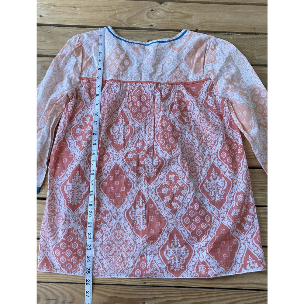 NWT DownEast Coral V Neck Downtime Diva Top S - Picture 6 of 8